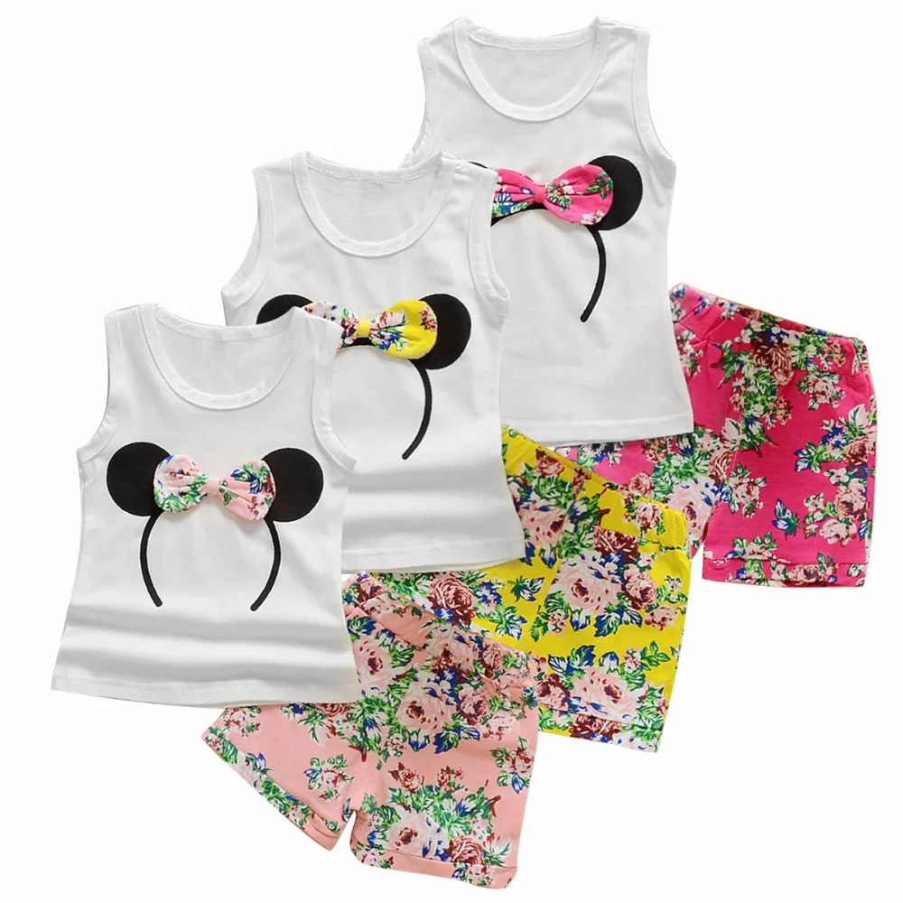 Minnie Mouse Bambina Maglietta e Pantaloncini Minnie Mouse Bambina Maglietta e Pantaloncini