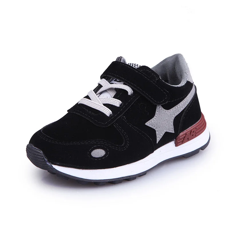 

2019 Children Shoes For Boys Girls Sneakers Air Mesh Leather Breathable Kids Shoes Casual Running Fashion Baby Sports Shoe 26-36