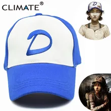CLIMATE The Walking Die Game Girl Clementine Clem's кепки регулируемые женские Зомби Убийца летние крутые Дальнобойщики Бейсболки Головные уборы