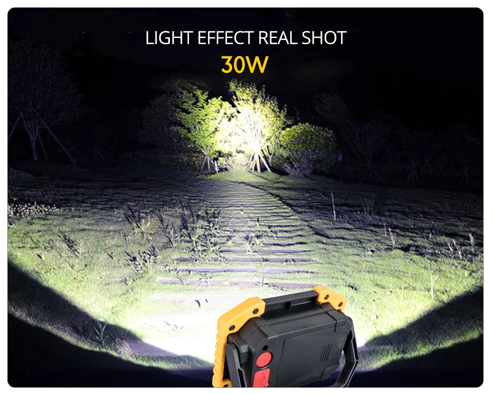 Portable led spotlight work light (7)