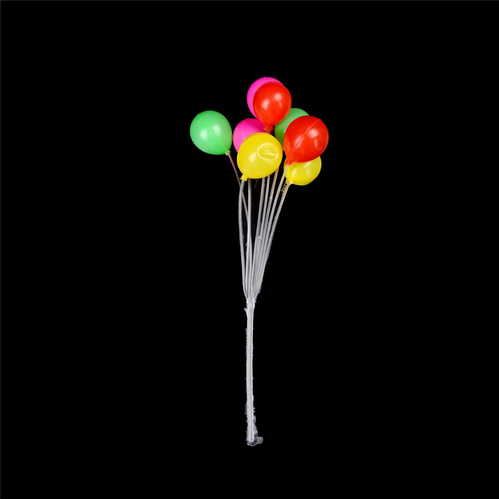 В том числе 8 воздушных шаров) Пластиковый садовый орнамент мини-шар растение Сказочный кукольный домик домашний миниатюрный Декор подарок