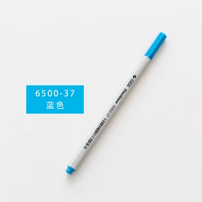 26 цветов, 0,4 мм, блестящие очень тонкие цветные гелевые ручки для школы, ручка Pigma micron, канцелярские принадлежности, товары для рукоделия - Цвет: 37 sky blue
