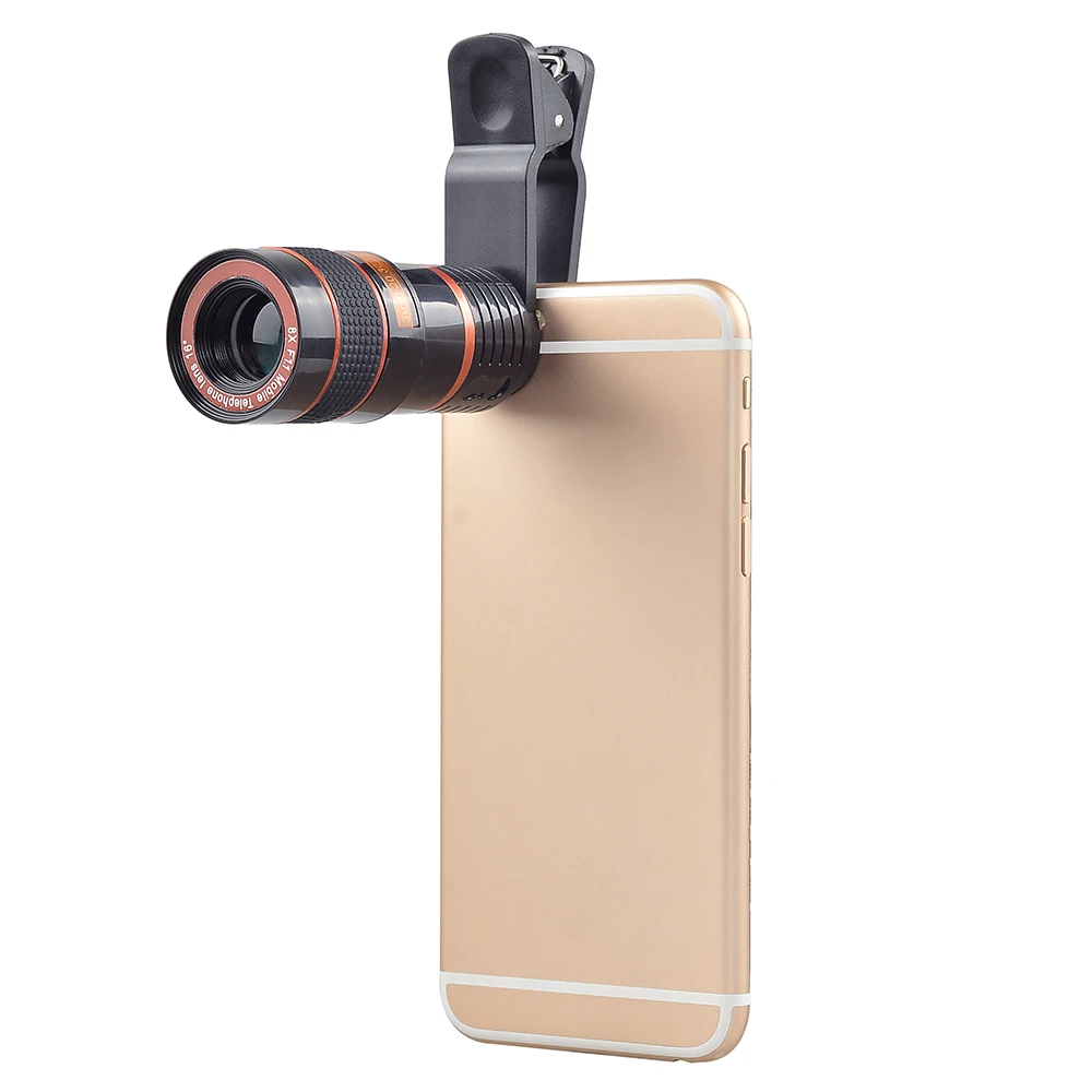 Apexel 8x зум телескопический объектив для мобильного телефона для iPhone 7 8 6 Plus сотовый телефон универсальные Объективы для камер для samsung s9 xiaomi redmi