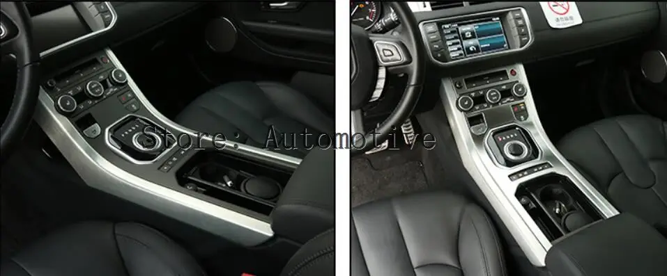 Для Land Rover Range Rover Evoque 2013- аксессуары центральная консоль Шестерня хромовое украшение abs крышка отделка стайлинга автомобилей