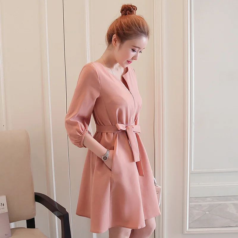 

Fashion Nursing Pregnancy Dresses Elegant for pregnant Women Clothes Long sleeve Maternity Dresses for Party Maternity Clothing