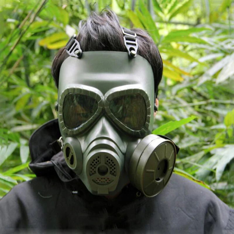 Tactical Airsoft Protection Masks Full Face Resin Mask With Fan For CS Cosplay Paintball Game Protection Respirator Mask Tactical Airsoft Protection Masks Full Face Resin Mask With Fan For CS Cosplay Paintball Game Protection Respirator Mask