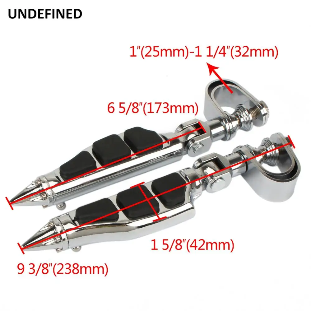 Опоры для ноги 1,25 ''32 мм от поломок двигателя баров защита мотоцикла подножки для ног зажим Крепление для Harley Sportster Dyna Chopper