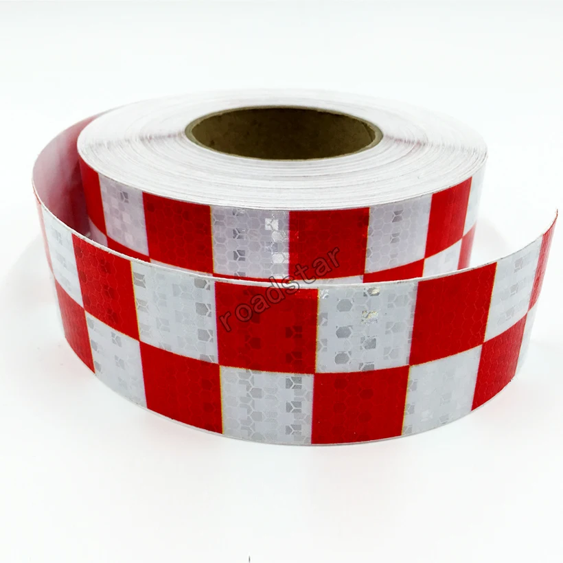 5cm X 25m Traffic Multi Color Grid Design Conspicuity Reflective Safety Warning Tape Film Stickers Stripe for Truck 5cm X 25m Traffic Multi Color Grid Design Conspicuity Reflective Safety Warning Tape Film Stickers Stripe for Truck