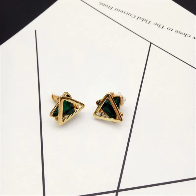 Movie star style charm gold plated clip on earrings no pierced  (8)