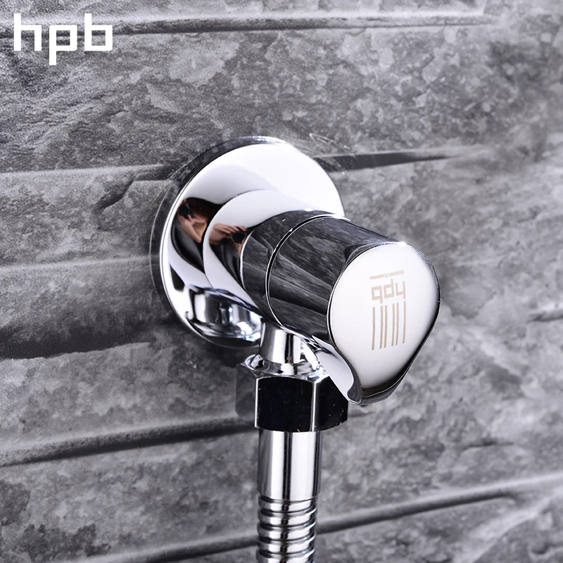 HPB Soild латунный треугольный клапан для раковины ванной комнаты и кухни кран