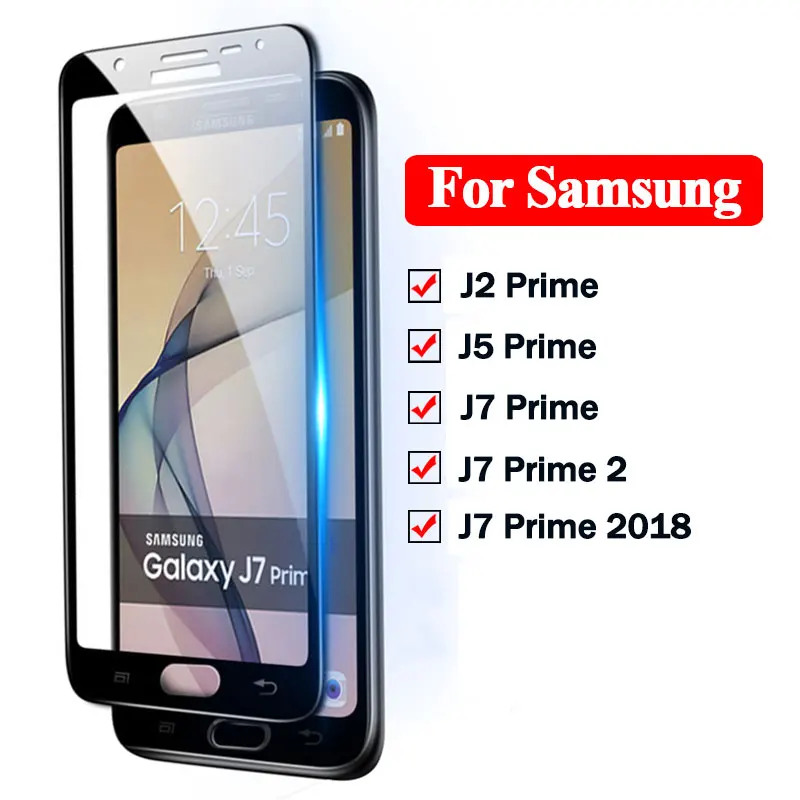 Защита экрана для Samsung Galaxy J7 J5 J2 Prime 2 2018 закаленное стекло J 7 5 7prime защитное пленка