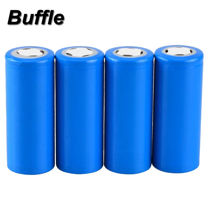 

4pcs/lot Real Capacity 4000mAh 26650 Li-ion lithium 3.7V Rechargeable Electronic Cigarette Battery Power Bank Flashlight Light