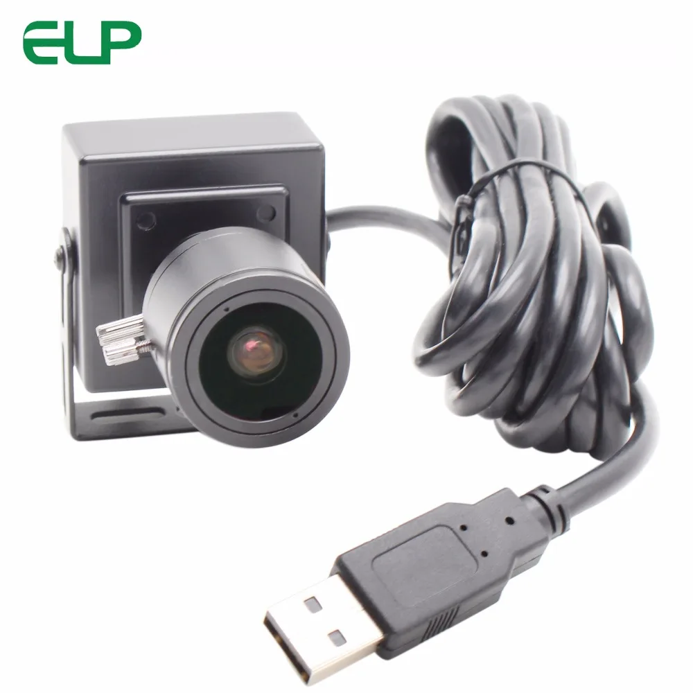 Мини HD USB камера ELP 8 Мп SONY IMX179 с переменным фокусным расстоянием 2 12 мм объектив