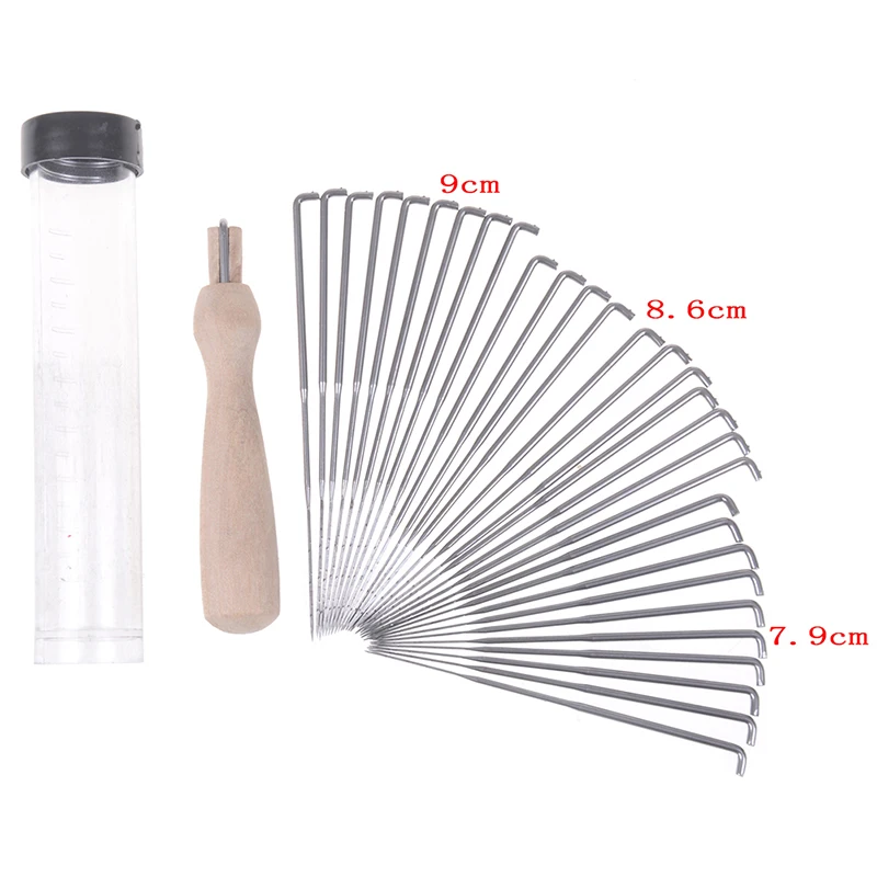 

30pcs Felting Needles Kits Wool Felting DIY Supplies PIN Felting Needle Tool Set with 10 Felting Needles With Clear Bottle