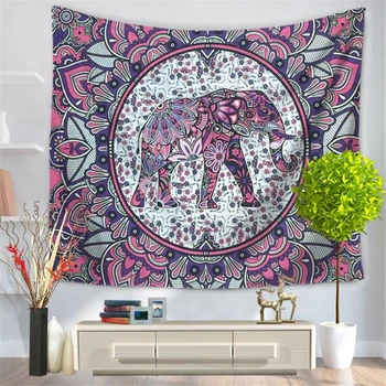 

11 Design Lucky Elephant Home Decoration Tapestry Multifunction Beach Towel Tablecloth For Party Decor Supplise Free Ship