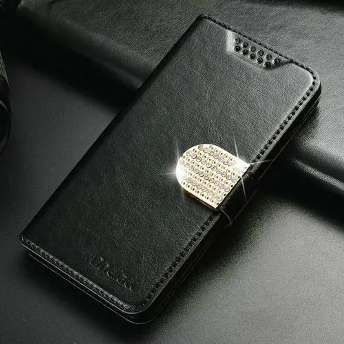 Роскошный чехол-бумажник Dneilacc для huawei Honor 8X, откидной Чехол-книжка из искусственной кожи, чехол-подставка для телефона s - Цвет: Black With Diamond