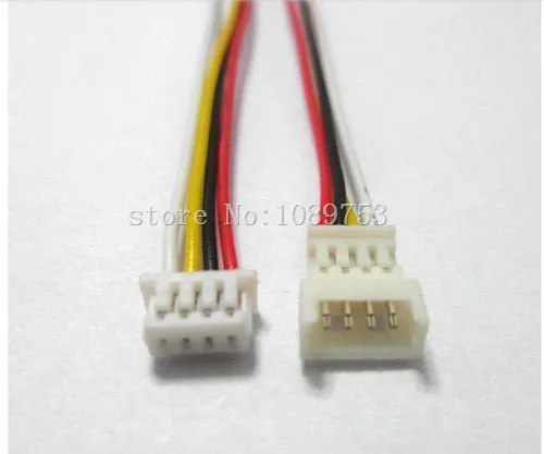 

100 Pair Micro JST 1.25 4-Pin Male and Female Connector plug with Wires Cables