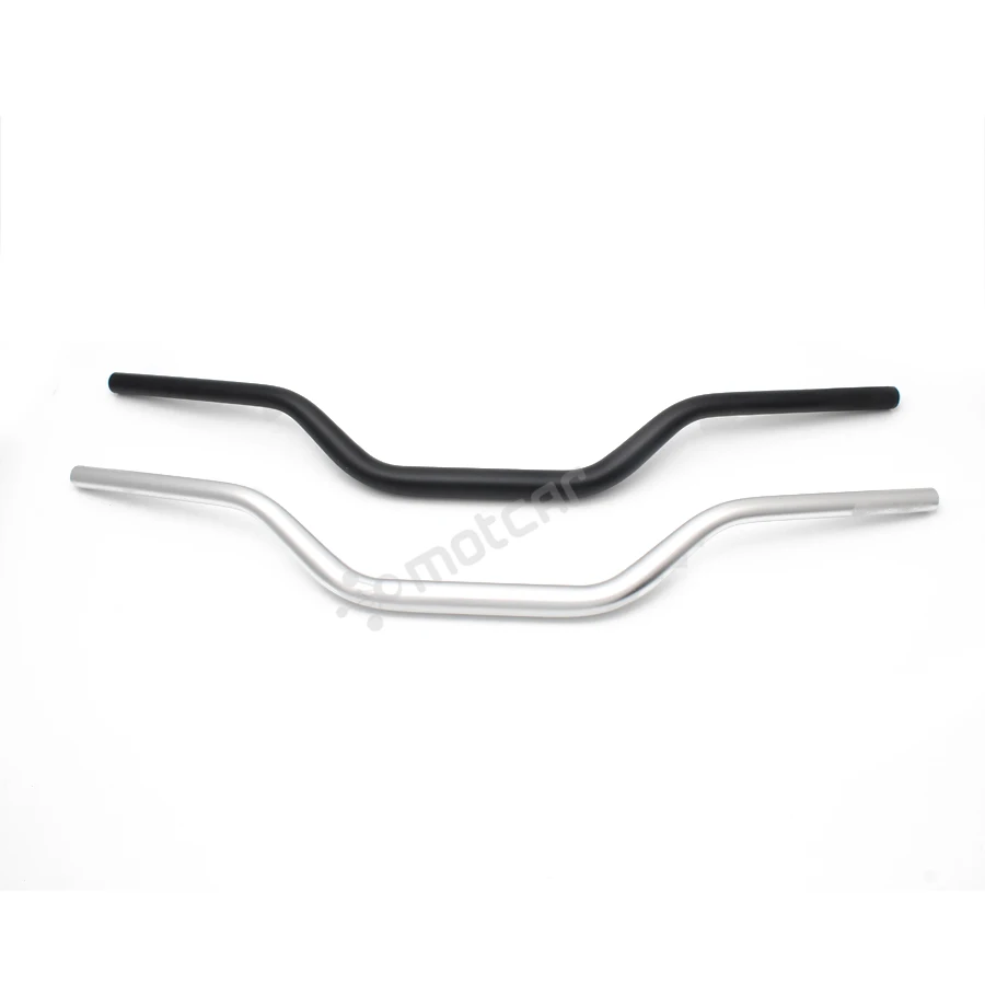 22mm 28mm Black/Silver Aluminum Tracker Motorcycle Handlebars Drag Bar Universal For Pit Dirt