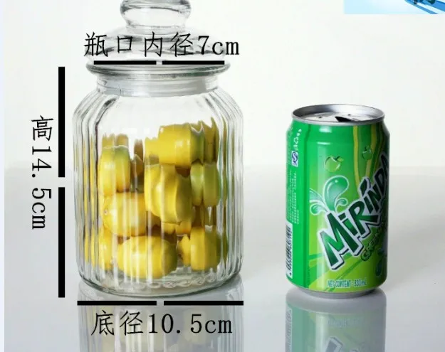 1 стекло для ПК бутылки цветок чай хранения пищи закрытые бутылки банки стеклянные банки для хранения JR 1099