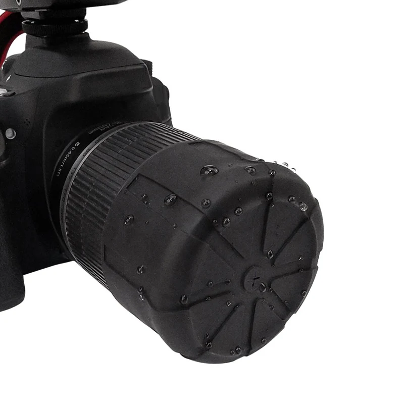 Силиконовая универсальная крышка объектива для 60-110 мм линзы для однообьективной цифровой зеркальной фотокамеры Защита от царапин водонепроницаемый S288