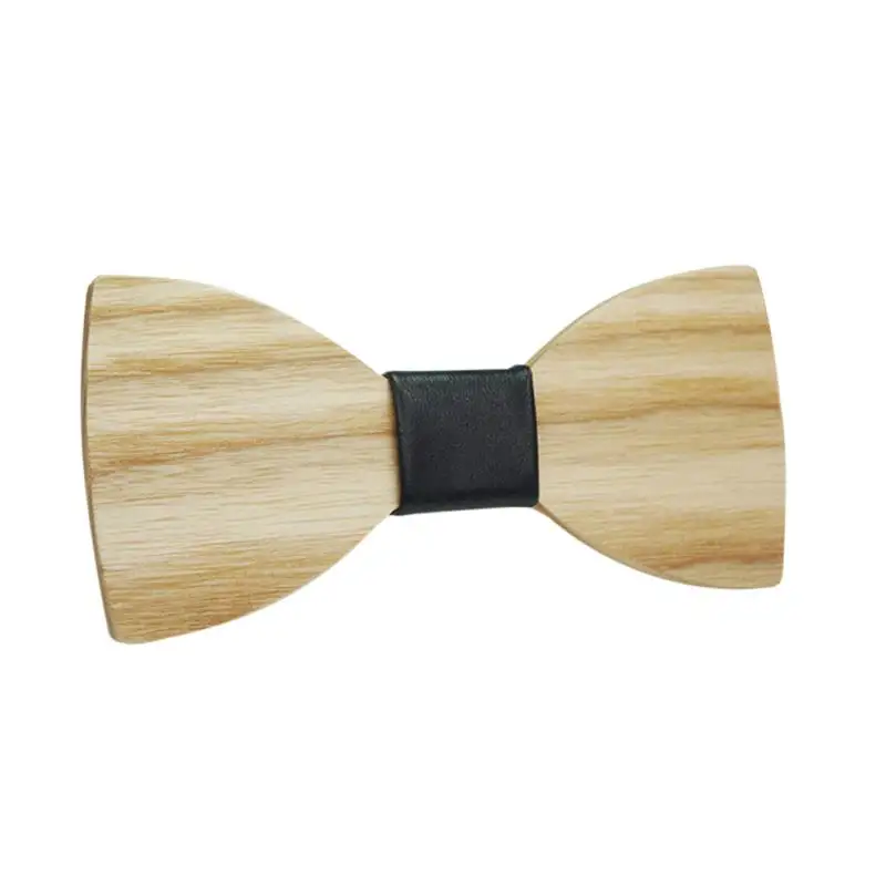 Мужской деревянный галстук-бабочка, деревянные галстуки-бабочки, вечерние рубашки, одежда с галстуком-бабочкой - Цвет: A14