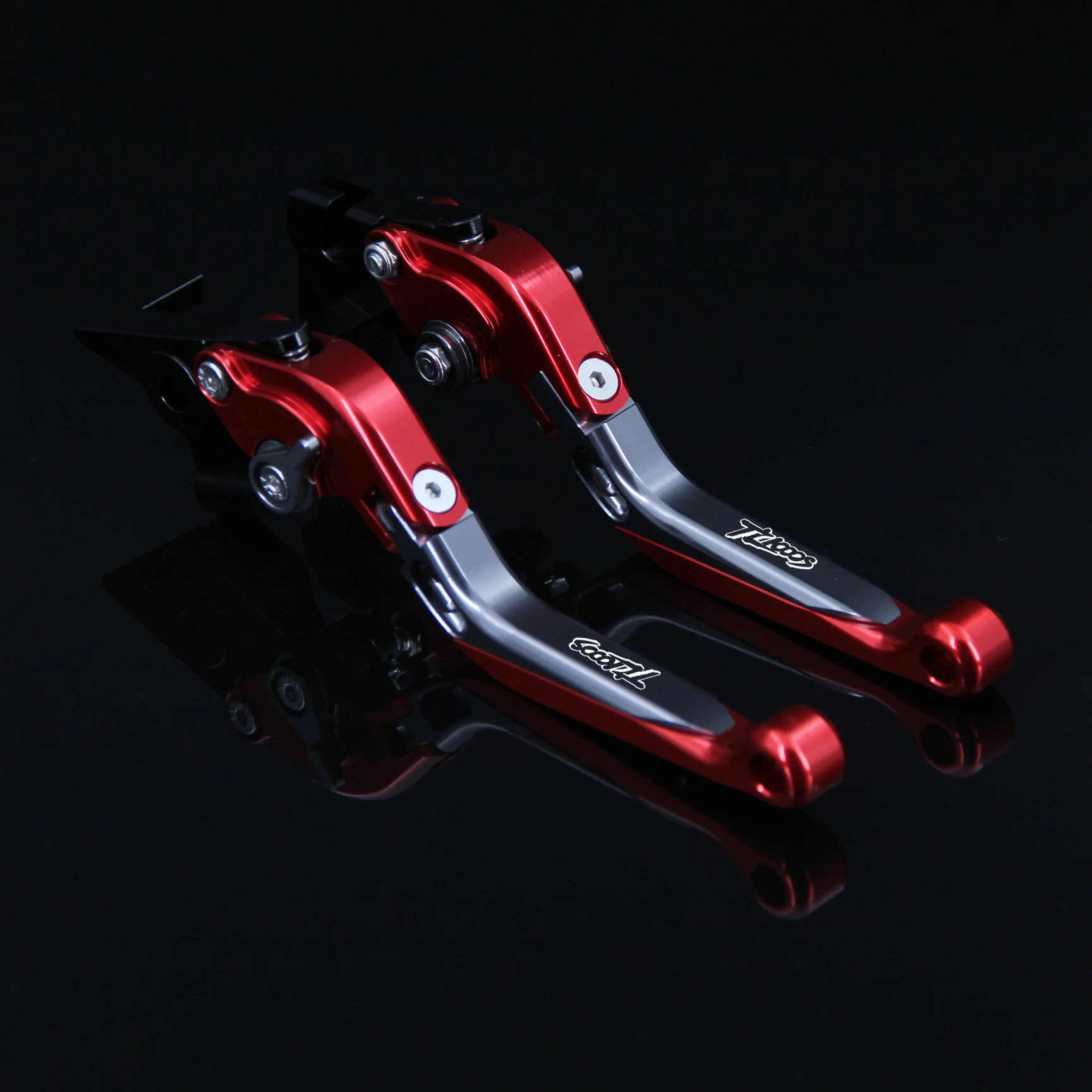 

RiderJacky 1 Pair Red Folding Extendable Brake Clutch Levers For Suzuki TL 1000S TL1000 S TL1000S 1997-2001 1998 1999 2000