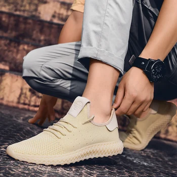 

Shoes Men Breathable Sneakers Lac-up Male Shoes Lightweight Comfortable Walking Shoes Fashion Krasovki Tenis Feminino Zapatos