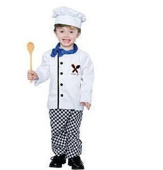 

2016 Hot sale The new special costumes children photography Cosplay boys chefs clothing performance clothing Halloween clothes