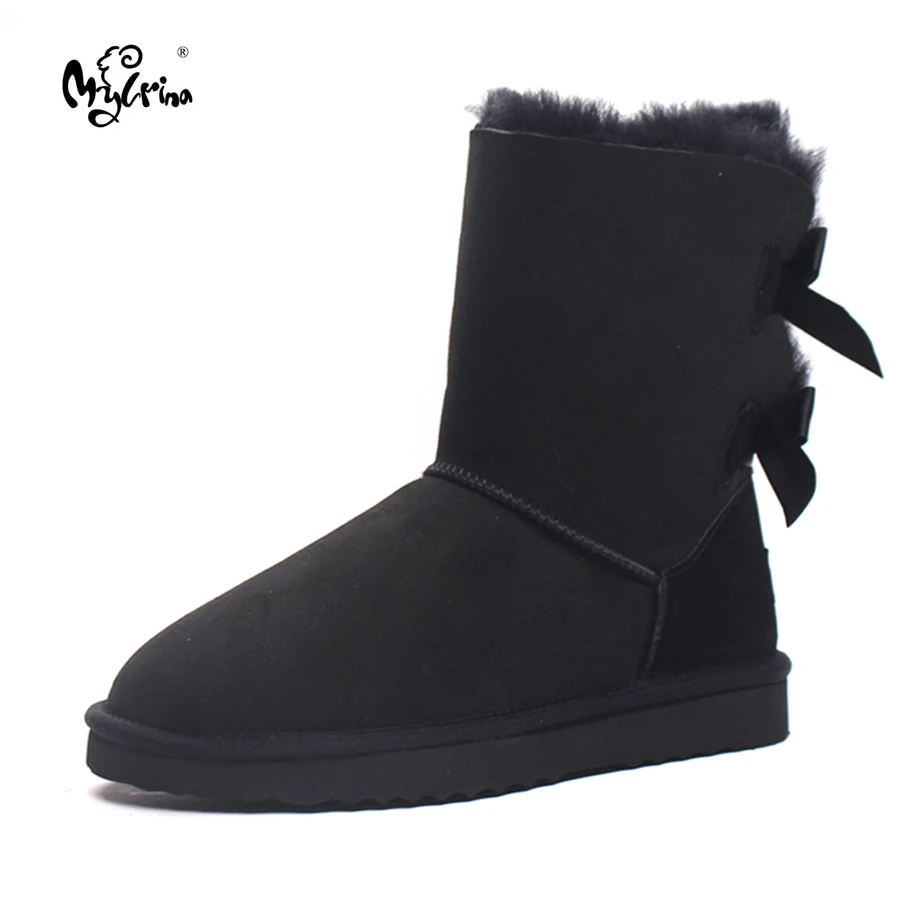 

Wholesale / retail brand Women's Winter Classic snow boots Genuine Sheepskin women Boots high quality women Shoes Free shipping