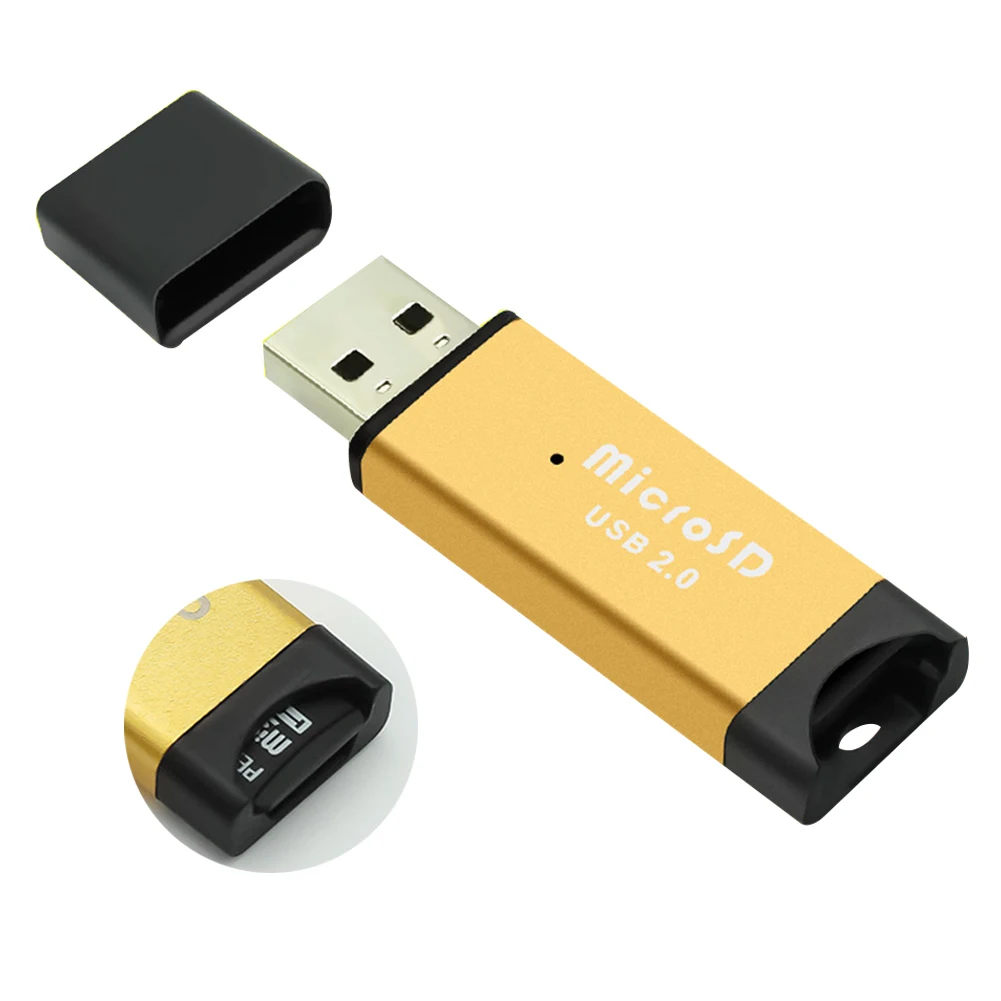 Высокая Скорость USB 2,0 Micro SD TF TransFlash памяти Card Reader адаптер