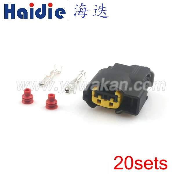 20sets 2 комплекта Molex разъем 2pin Авто Водонепроницаемый Автомобильный жгут проводов Кабельный разъем 49093-0211 - Цвет: 20sets