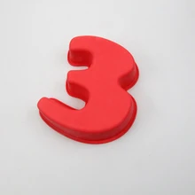 0-9 Количество силиконовая форма для выпечки пирожных инструмент мини Аравийский цифровой Печенье Шоколад модель