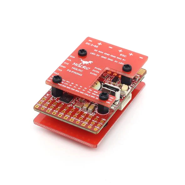 

HGLRC F4 WING Flight Controller 20x20 2-8S BEC 6V