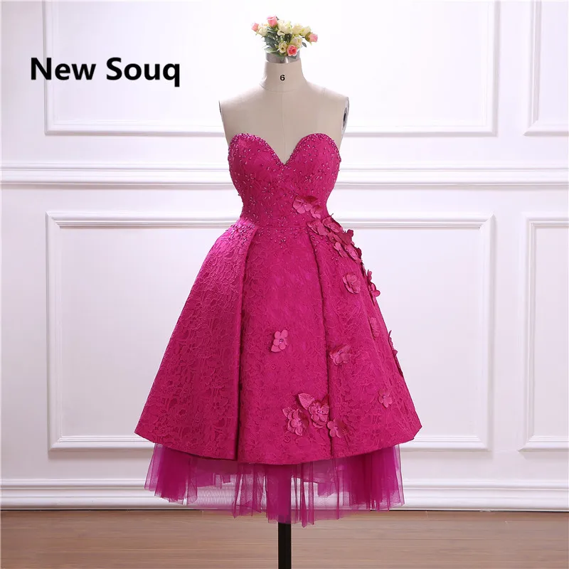 

Luxury Beading Applique Lace Prom Dresses Sweetheart Backless Knee Length Short Homecoming Dress Evening Gowns