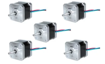 

Best Price 5V 5 axis nema 16 stepper motor 20mm ,1.7A ,24N.CM 16HS4417P1 CE,ROHS