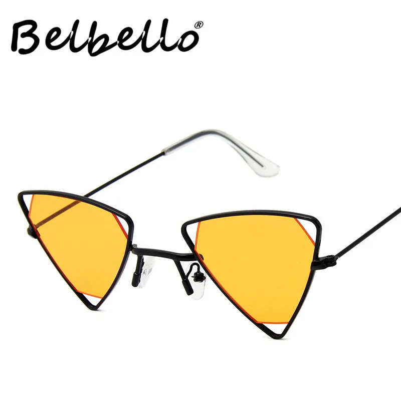 

Belbello Unisex Punk Sunglasses Men Acrylic Sunglasses Women Color Lens Fashion Sunglasses Retro Trend Metal Tourism Sunglasses