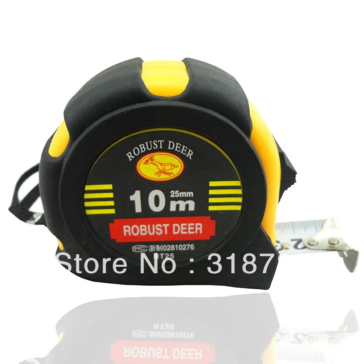 High Quality 10M Measuring Tools Pocket Metric Steel Tape Measure 10
