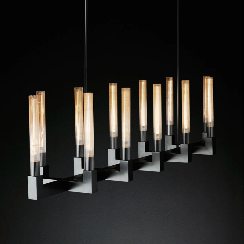 Americano Retro Cobre Ouro Led Lustre E14 Lâmpadas Luminarias Pingente Luminárias Lamparas rh 20 Cheap Lustres