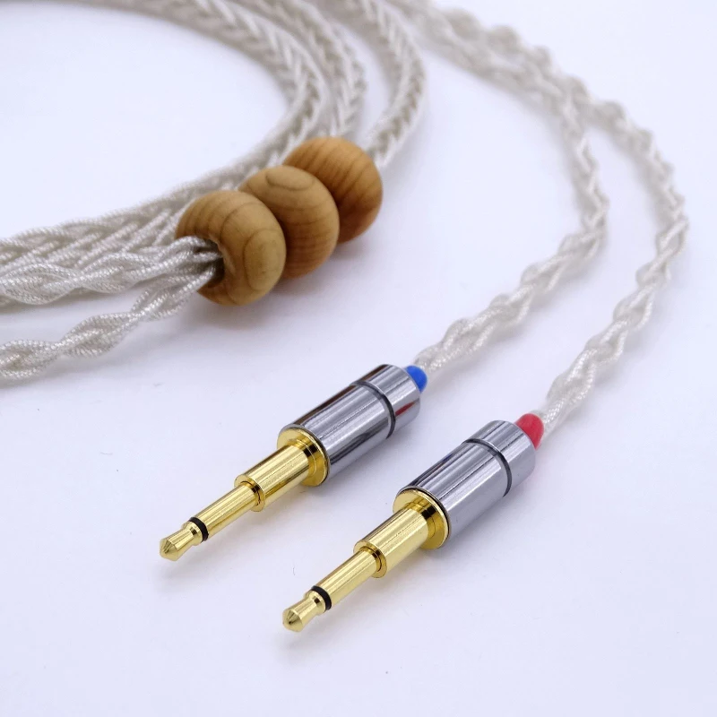 

2.5M High Quality 8 cores Hi-End 5N OCC Silver plated Headphone Upgrade cable for Oppo PM-1 PM-2