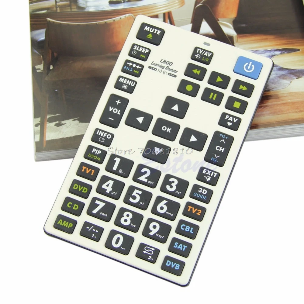 

Universal Learning Remote Control Controller 8 Devices L800 Fr TV SAT DVD New Drop Shipping