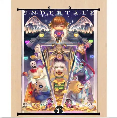 

Anime Poster Game Undertale Sans Cosplay Home Decor Wall Scroll Home Decoration Japanese cartoon 40*60cm