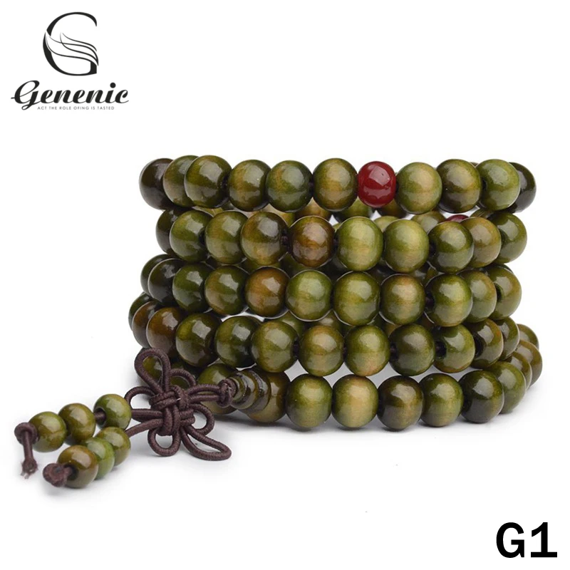 

15 Styles Sandalwood Buddhist Meditation 6mm *108 Prayer Beads Mala Bracelet Necklace Jewelry Hot Sale