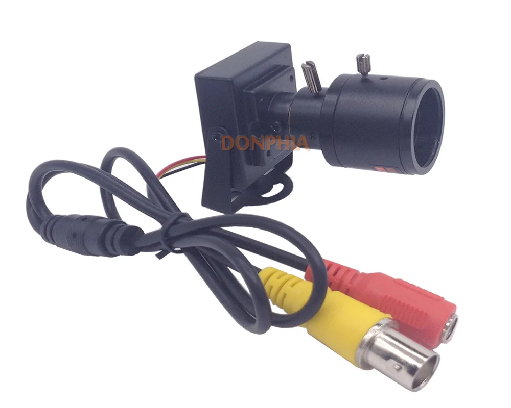 Ajustável + Adaptador Câmera de Vigilância de Segurança Lente Varifocal Mini Câmera 800tvl Rca Cctv Carro Ultrapassando 6-22mm 8 6-22mm lente varifocal mini câmera 800tvl lente