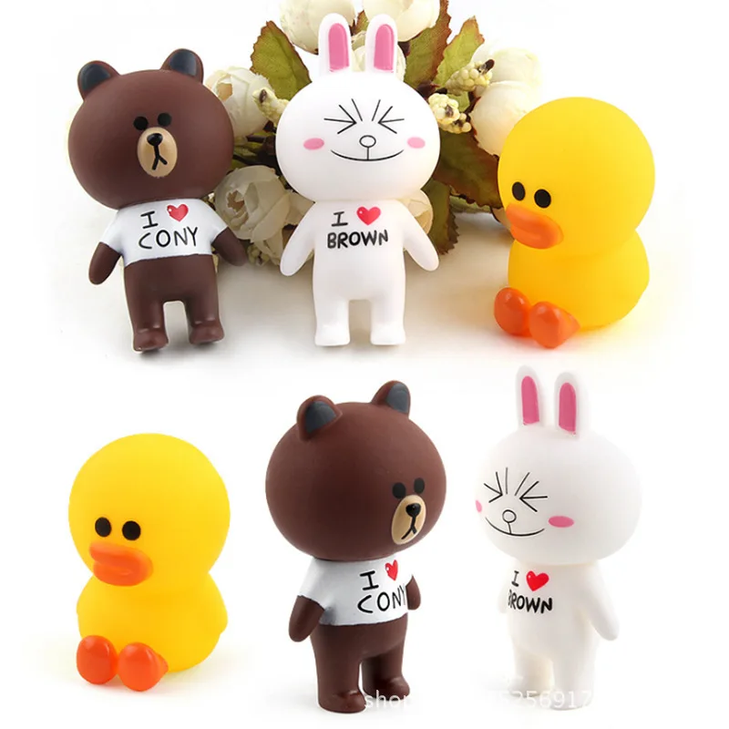 LXCMO Cute Cartoon Animal Figure Decoration Mini Dolls Toy Set | Игрушки и хобби