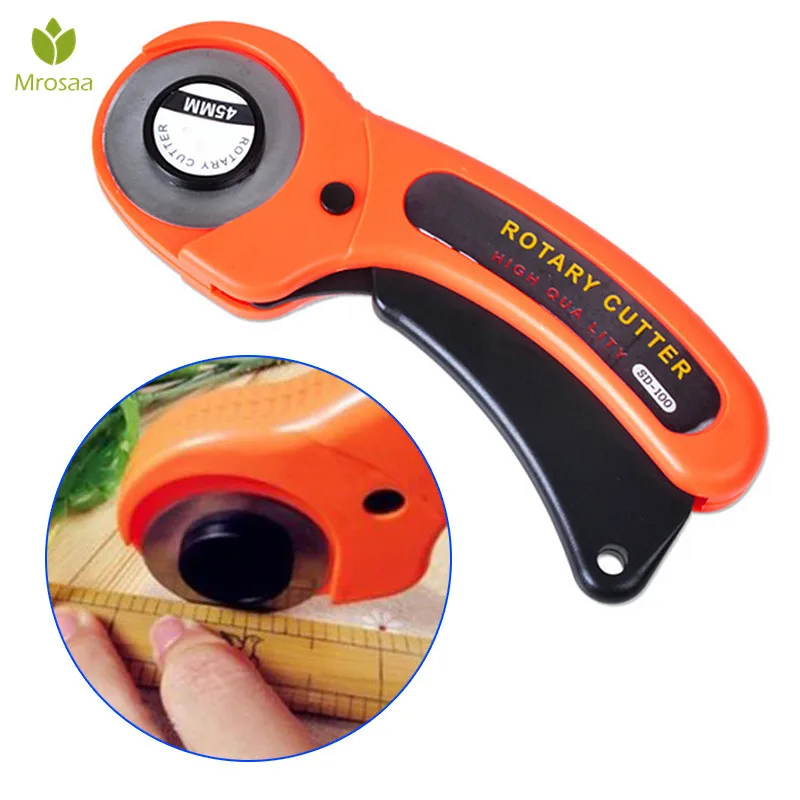 

45mm Diy Leather Cutting tools Circular Cut Rotary Cutter Blade Patchwork Fabric Leather Craft Sewing Tools Leathercraft