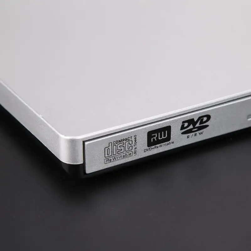 USB3.0 тонкий внешний CD DVD-RW DVD Писатель Привод для ПК Mac ноутбук