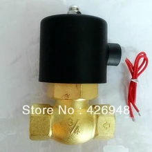 3/4 ''дюймовый латунный Электрический паровой Соленоидный клапан NC, 110 V 220 V 12 V 24 V