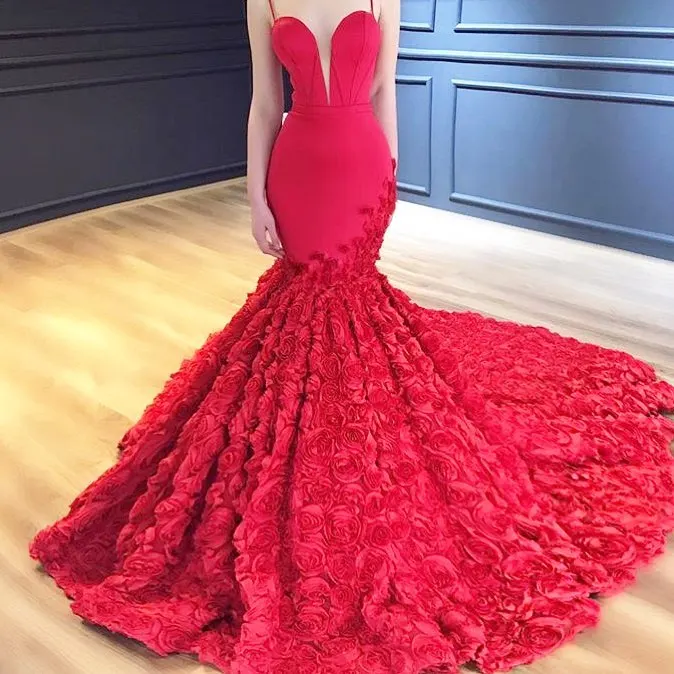 

Sexy Red Mermaid Muslin Arabic Evening Prom Formal Dresses Gown Long 2019 Vestido Longo Festa Abiye Gece Elbisesi Robe De Soiree