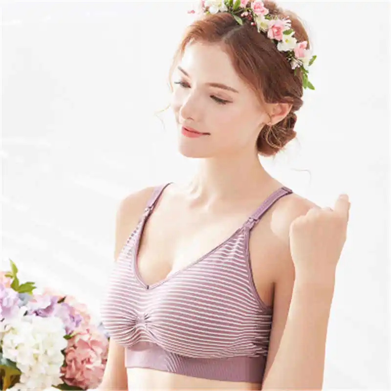 Pregnant Woman cotton Nursing Bra Underwear Pregnant Breast Feeding Bras Pregnant Women Breathable Wire Free Bra Pregnant Woman cotton Nursing Bra Underwear Pregnant Breast Feeding Bras Pregnant Women Breathable Wire Free Bra