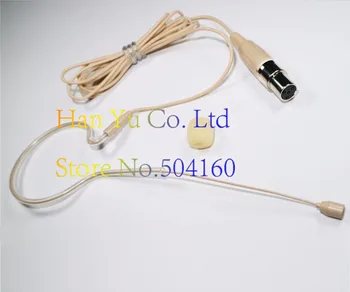 شراء10 Pcs الأذن هوك سماعة رئيس ميكروفون ل شور ميكروفون لاسلكي نظام Bodypack مع TA4F البسيطة 4Pin XLR موصل